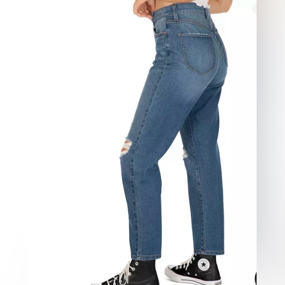 Rewash the 90’s ripped blue jeans high rise NY LA vintage size 7 junior NWT